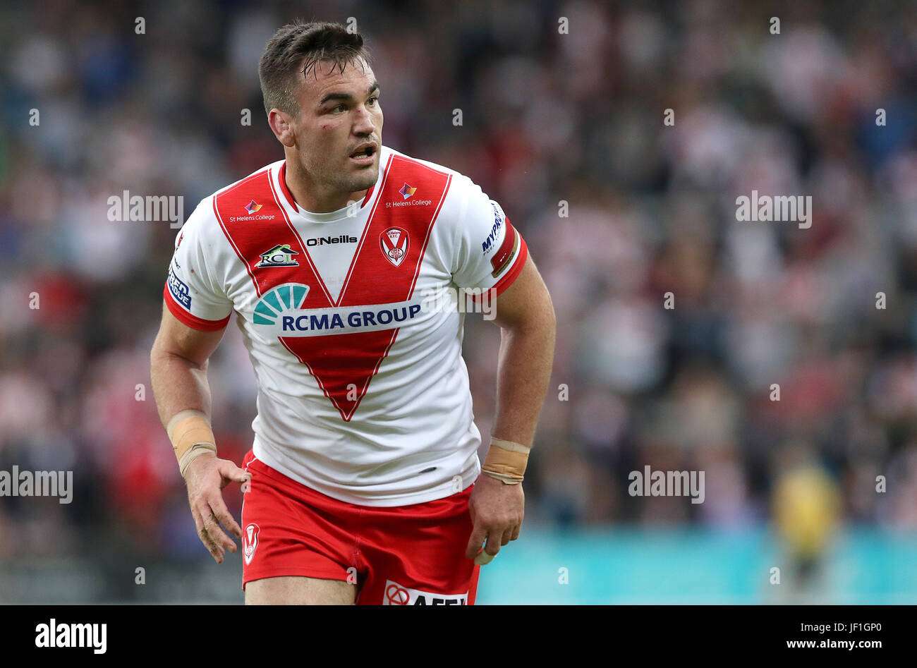 St Helens Luke Douglas, während die Betfred Super-League-Spiel im Stadium AJ Bell, Salford Stockfoto