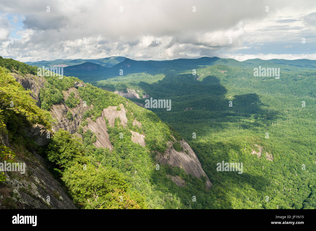 Wanderweg zum Gipfel des Whiteside Berg Stockfoto