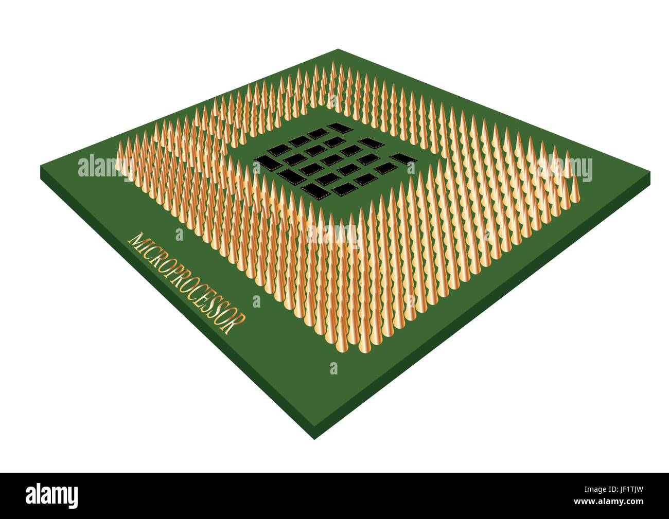 Closeup Hardware Stock Vektor