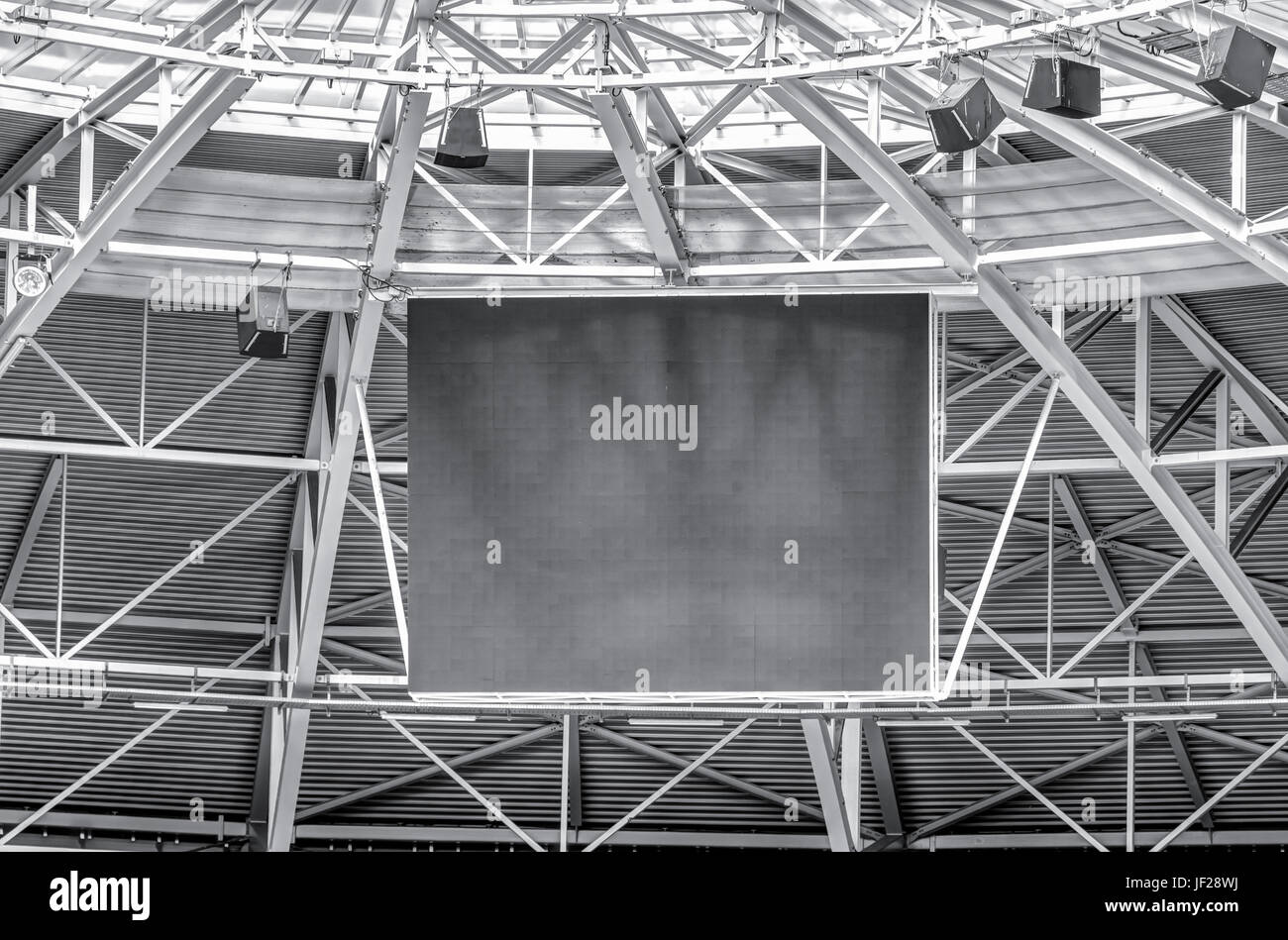 Modernes Stadion Dachkonstruktion Stockfoto