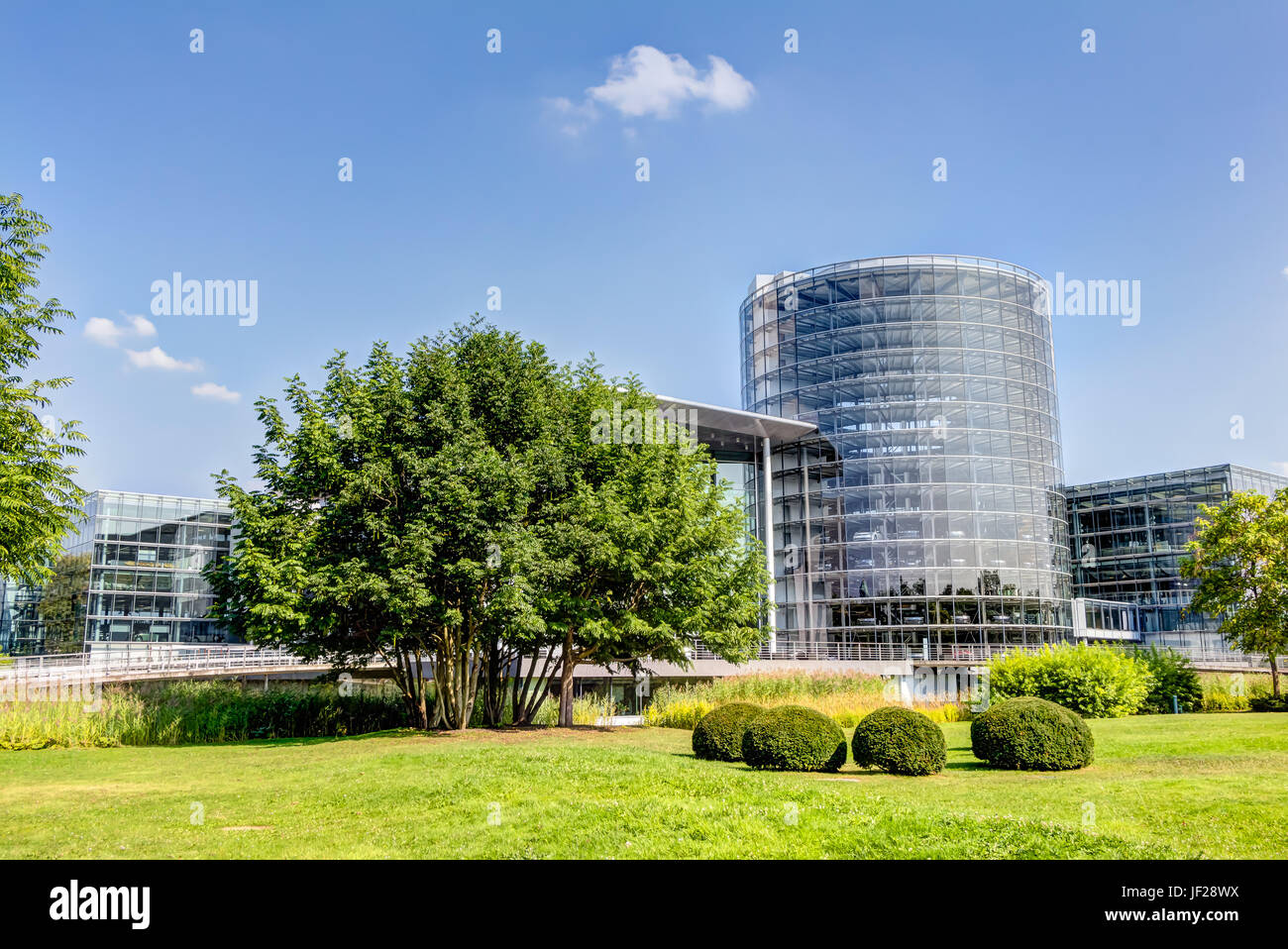 Gläserne Manufaktur in Dresden Stockfoto