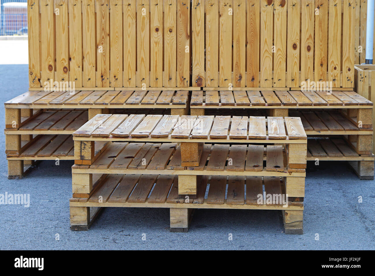 Paletten Mobel Stockfotografie Alamy