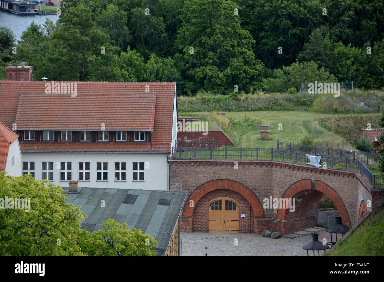 Sommerimpressionen aus der Zitadelle Spandau in Berlin vom 31. Juli 2015, Deutschland Stockfoto