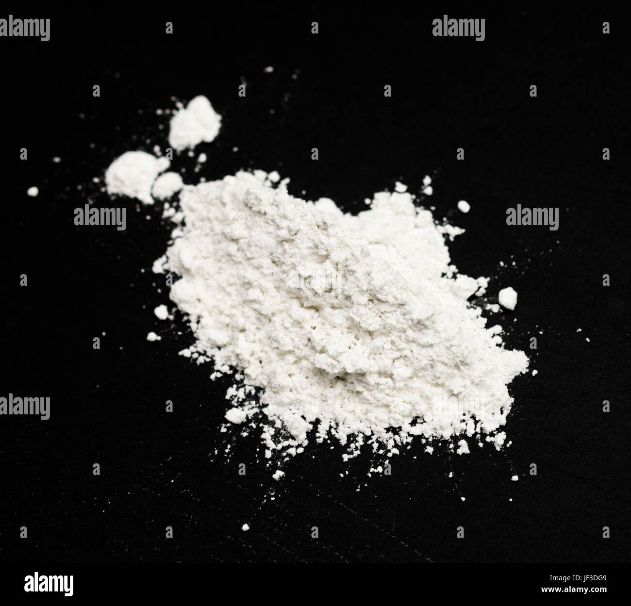 Weißes Pulver Stockfoto