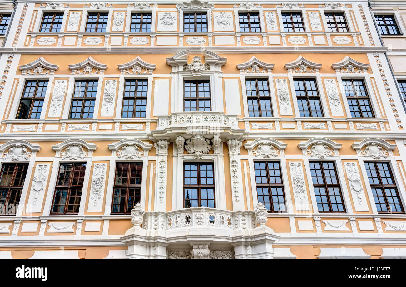 Barocke Gebäude in Dresden Stockfoto
