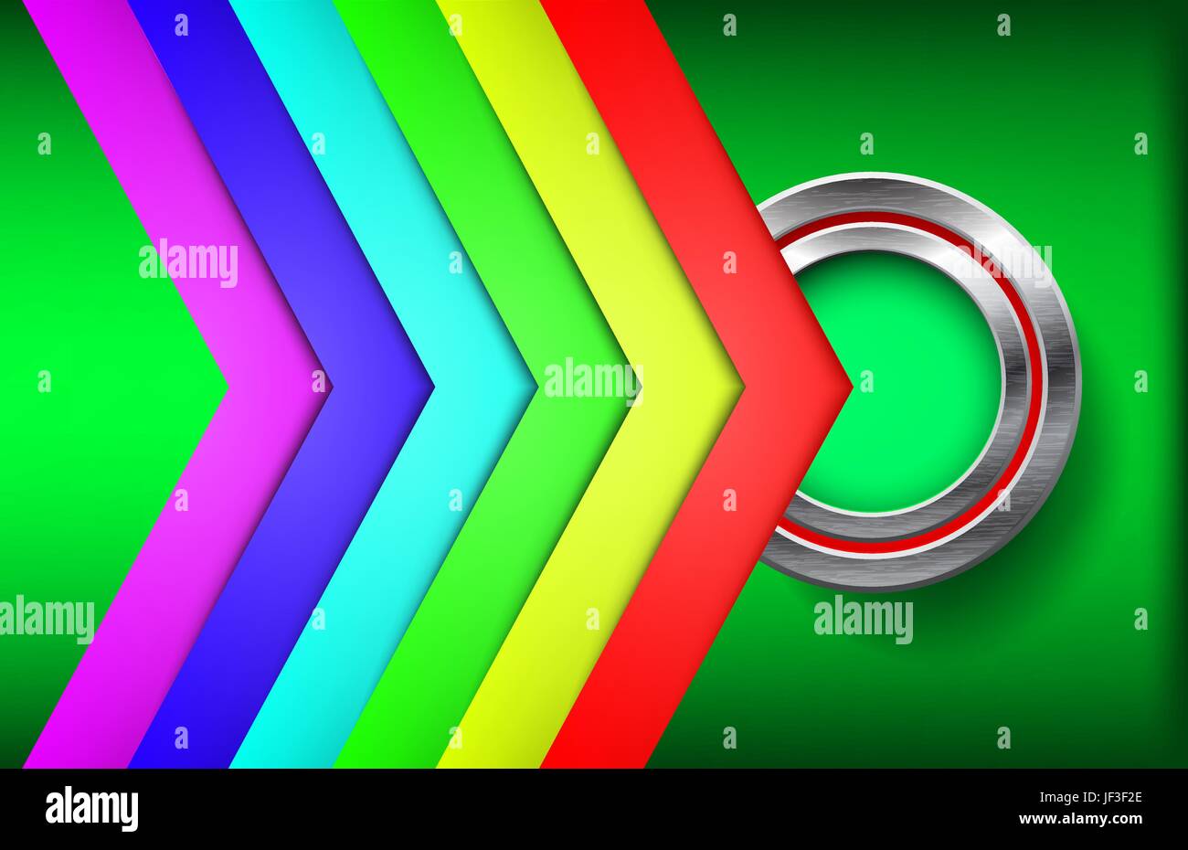Farbe, Regenbogen, Dart, Pfeile, Metall, Farbe, Hintergrund, Hintergrund, grün, Stock Vektor