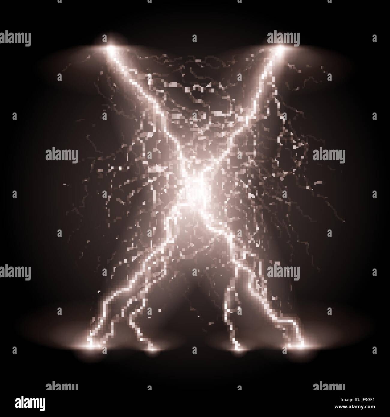 Gefahr, Glanz, scheint, hell, lucent, Licht, ruhig, hell, große, große, Stock Vektor