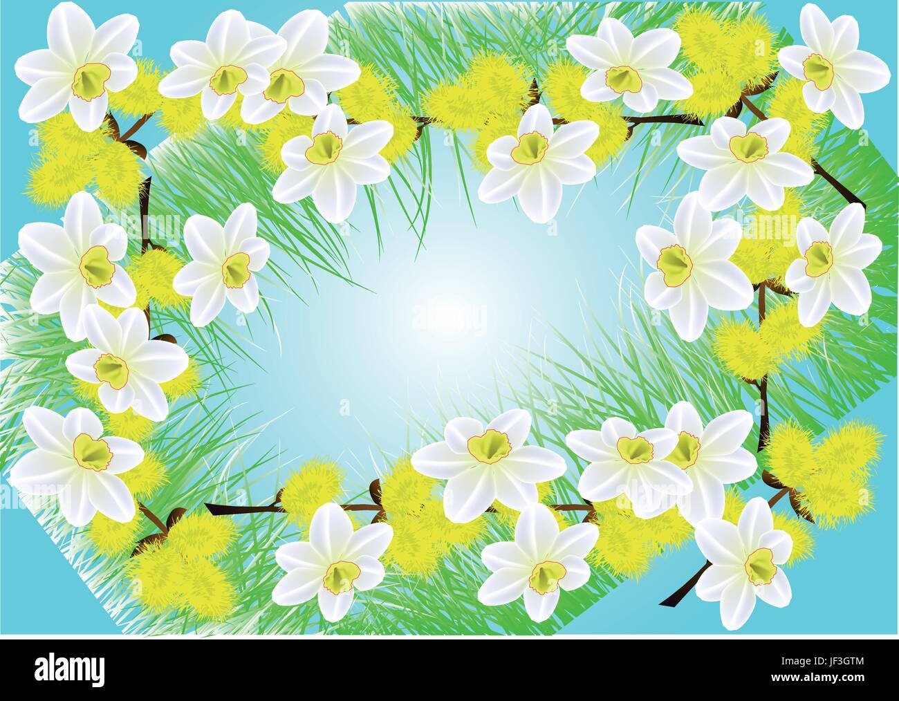 Blatt, Blume, Pflanze, Blumen, Sommer, sommerlich, Frühling, Illustration, Blütenblatt, Stock Vektor