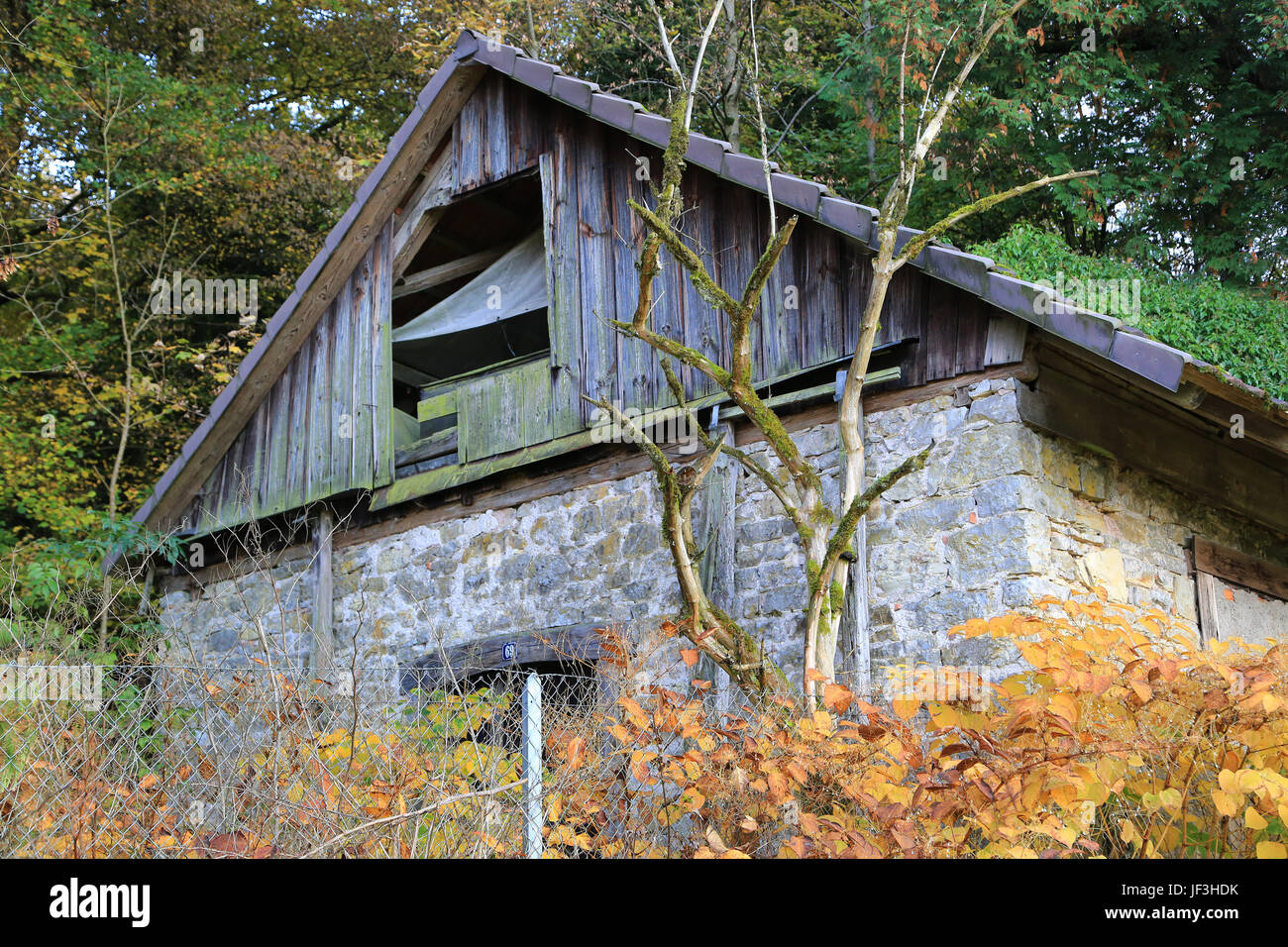 Baufällige Gebäude Stockfoto