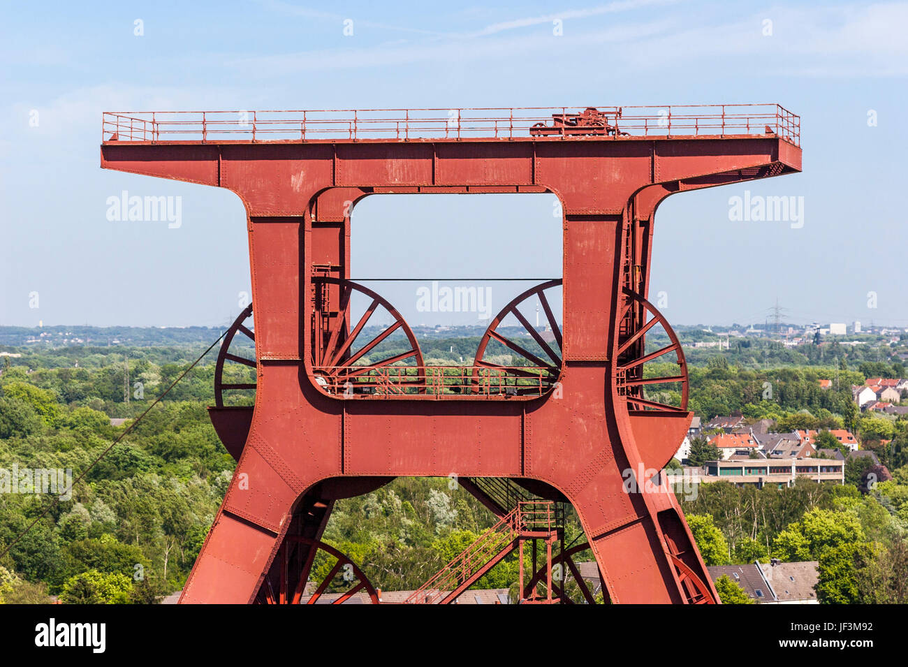 Große Industriebrache Zollverein in der Stadt Essen Stockfoto