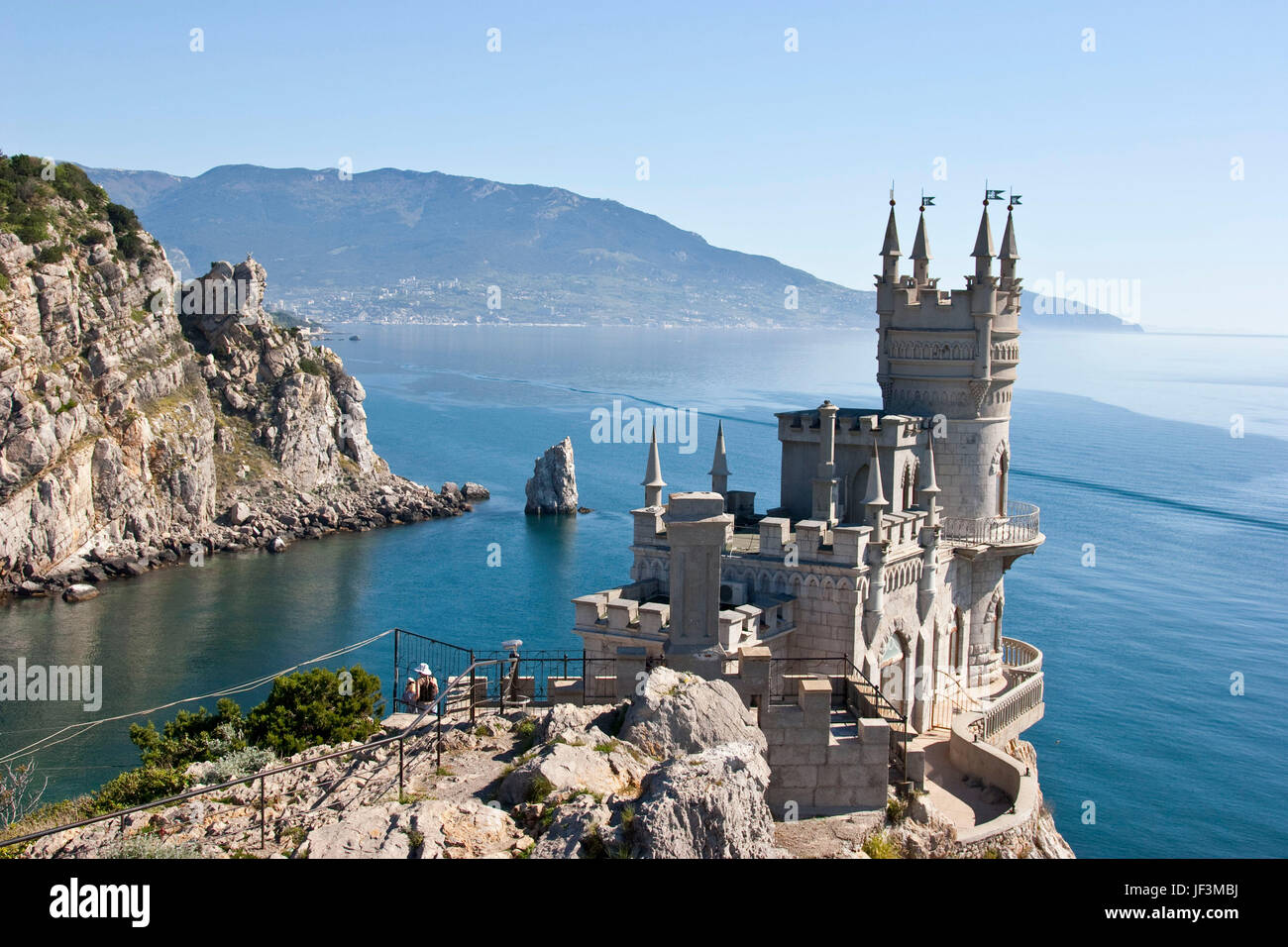 Swallow es Nest wenig Burg auf der Krim Stockfoto