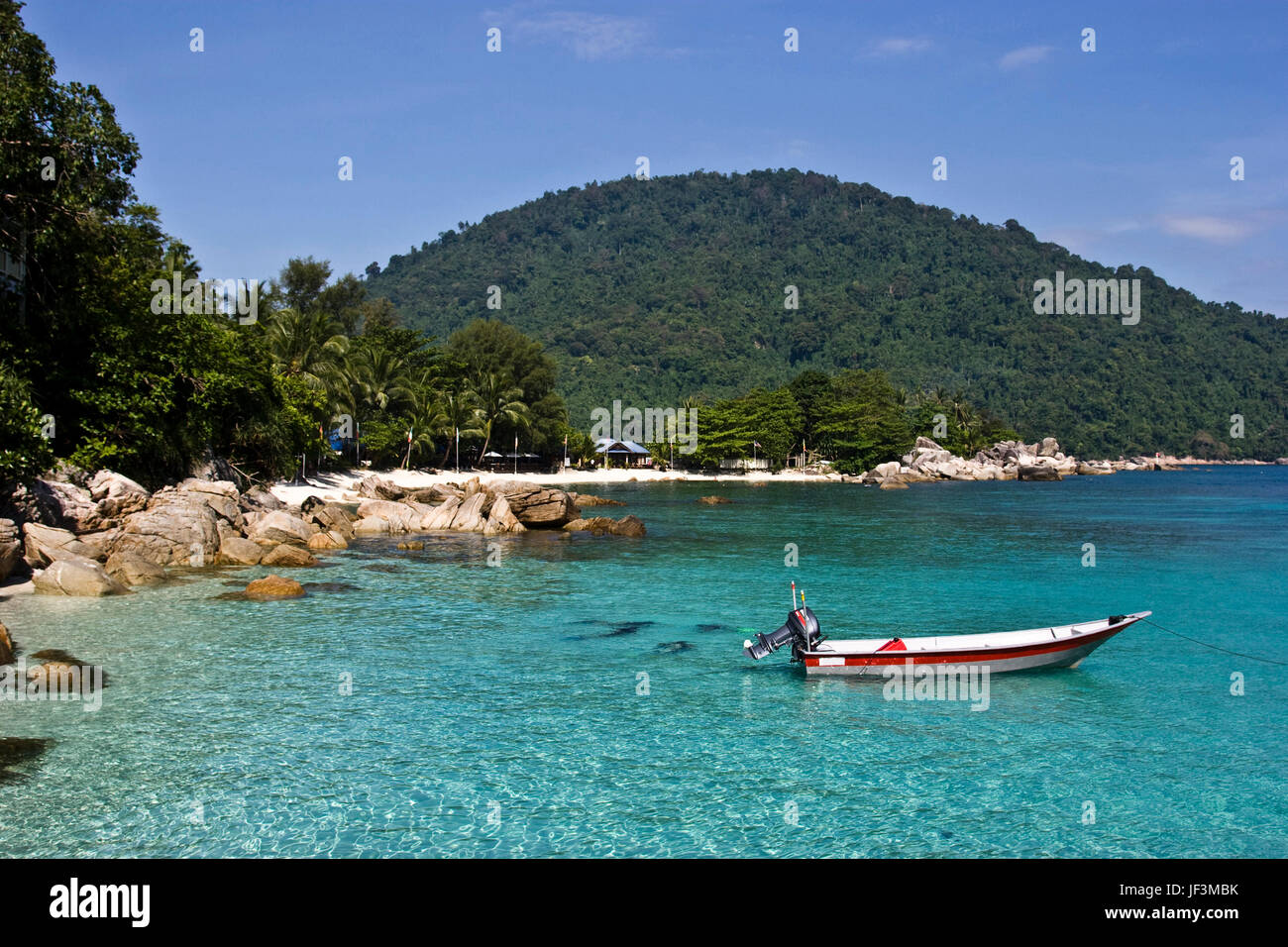 Paradise Beach in Malaysia Stockfoto