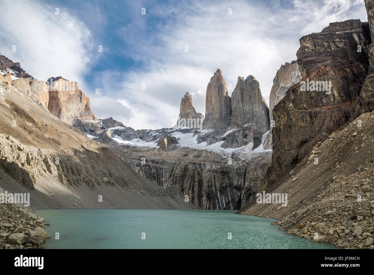 Torres del Paine. Patagonien. Chile Stockfoto