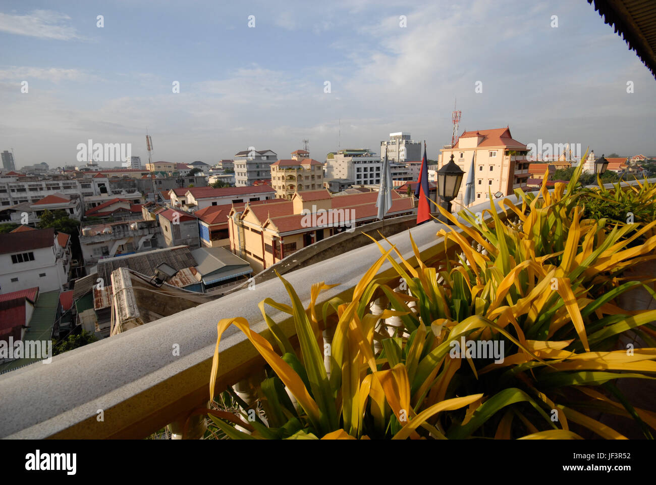 Blick auf Phnom Penh, Kambodscha Stockfoto