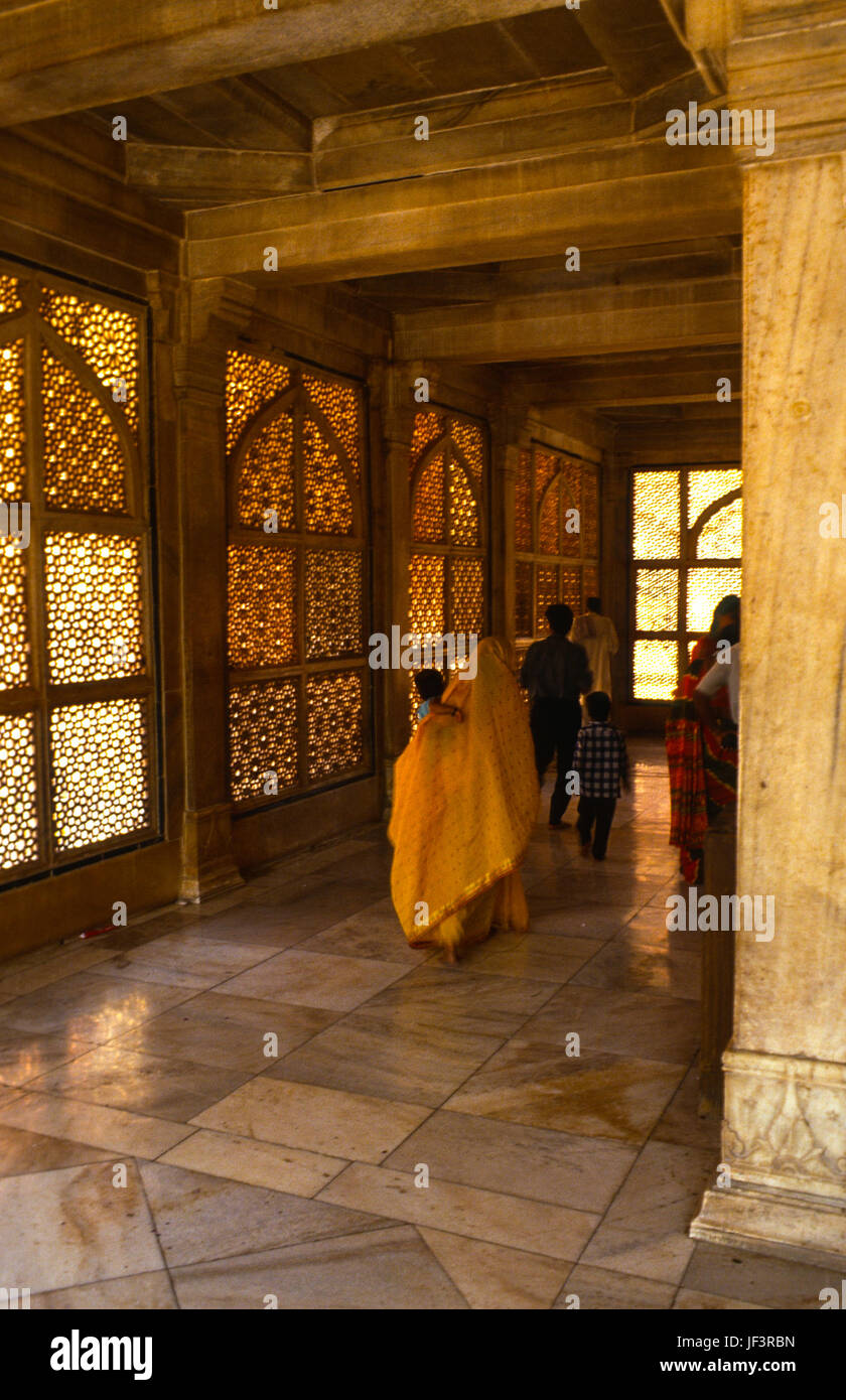Tombe des Scheich Salim, Agra, Indien Stockfoto
