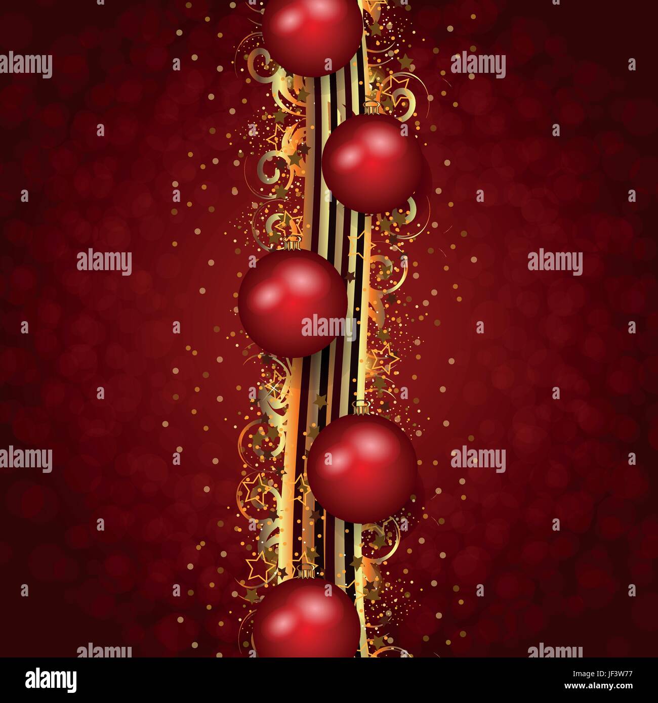 Weihnachten, Kugeln, Dekorationen, Hintergrund, Hintergrund, Vektor, bunt, Gold, Stock Vektor