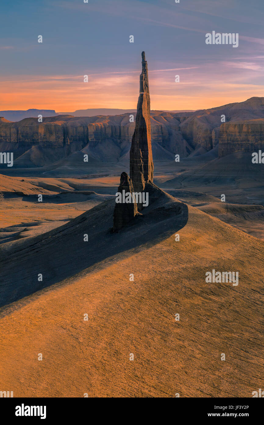 Die Nadel, ein Schatz im amerikanischen Südwesten Stockfoto