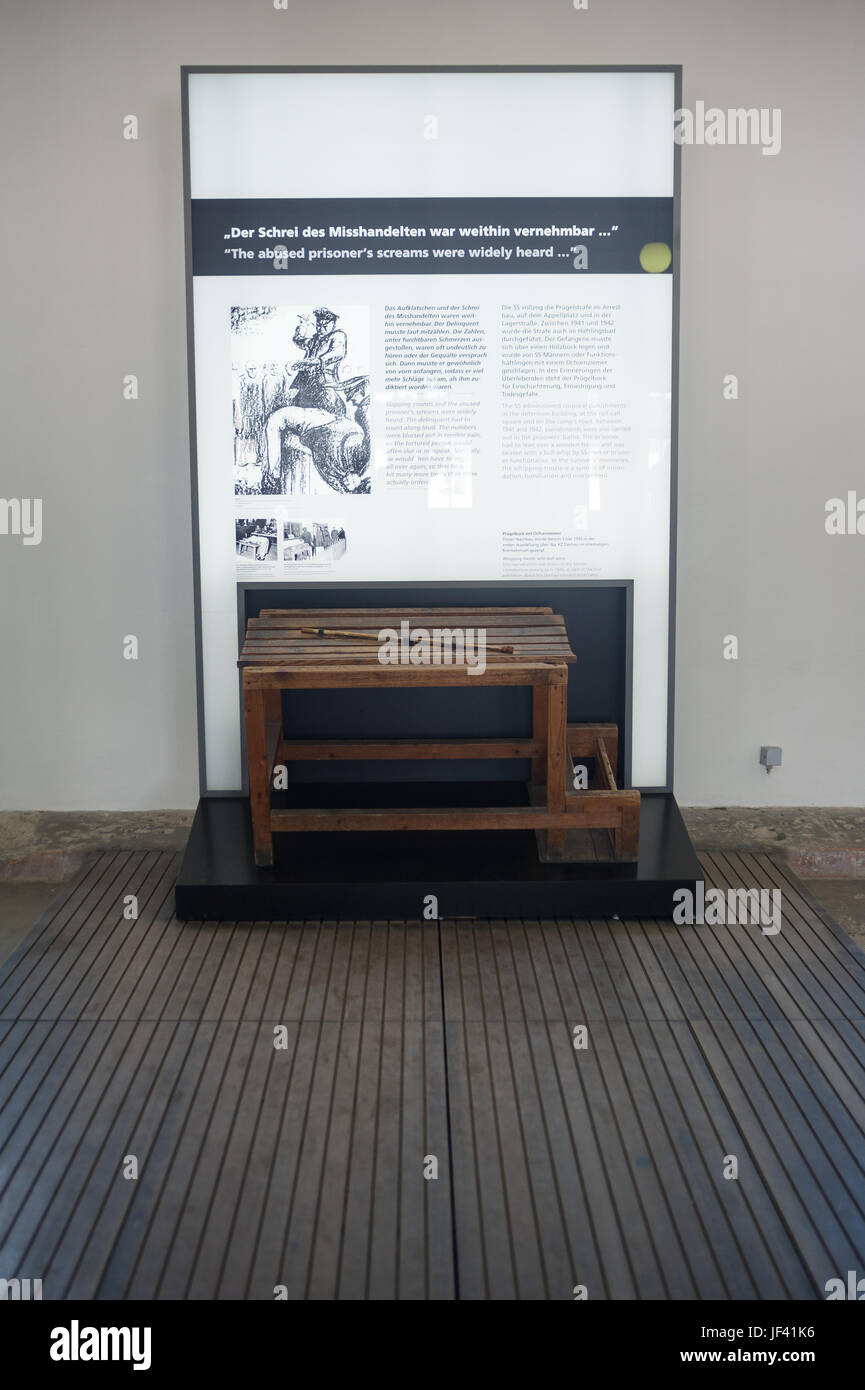 03.06.2017, Dachau, Bayern, Deutschland, Europa - Ausstellung im Museum der Gedenkstätte des Konzentrationslagers Dachau. Stockfoto