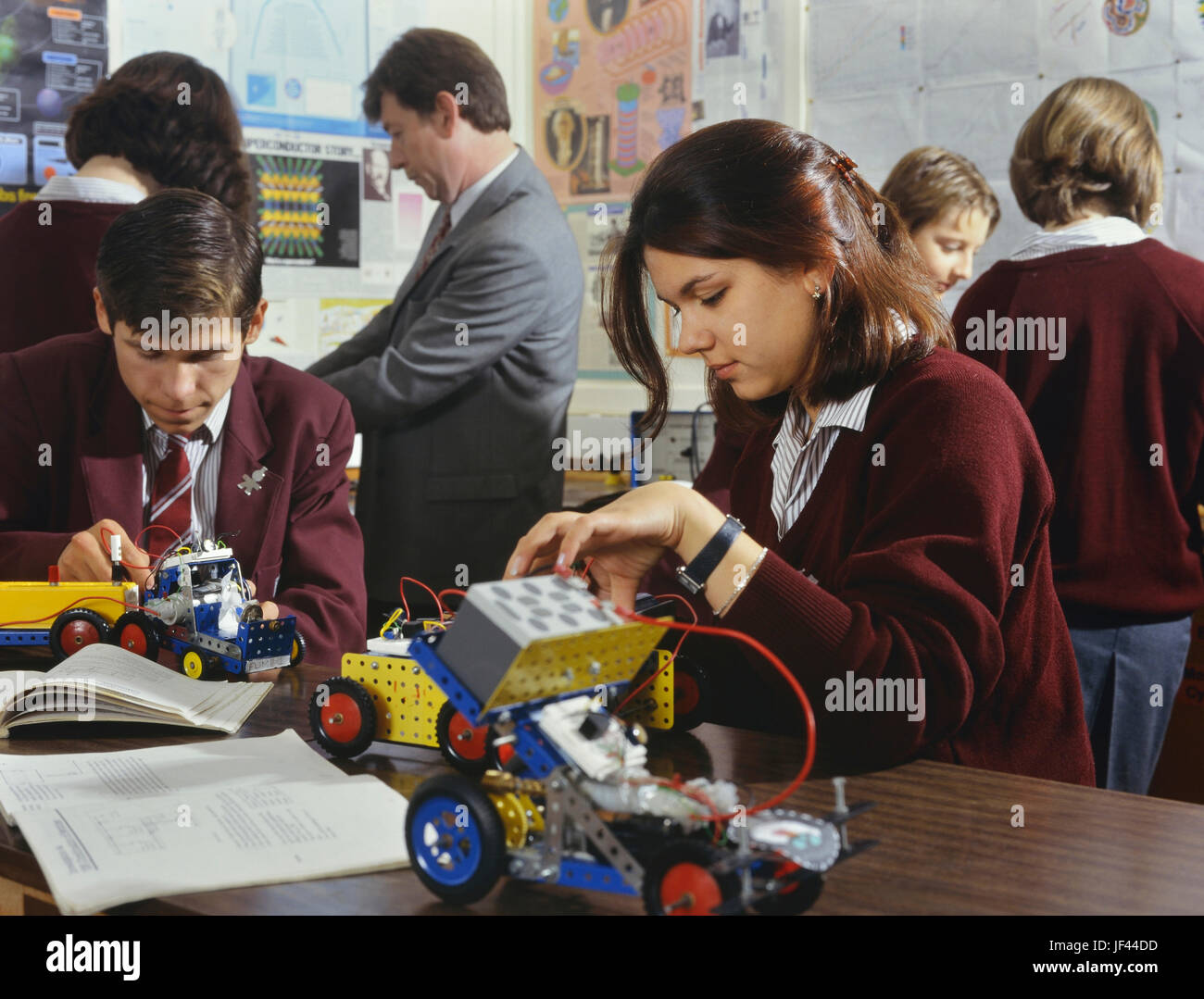 Wissenschaft, Technologie, Ingenieurwesen und Mathematik Lektion. Großbritannien Stockfoto