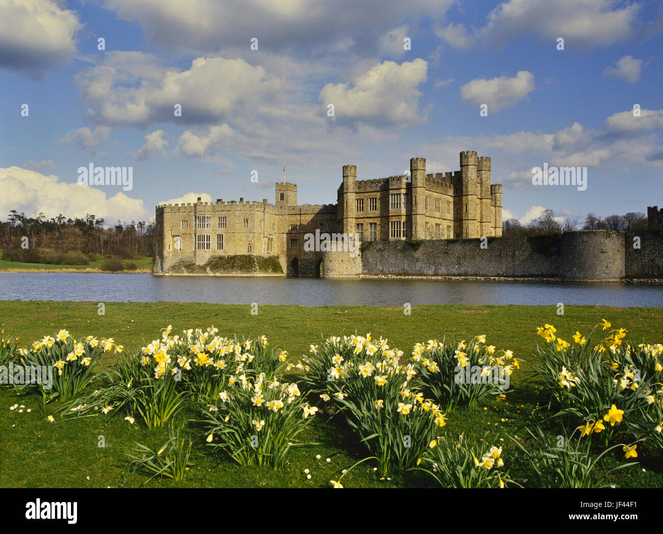 Frühling in Leeds Castle. Kent. England. UK Stockfoto