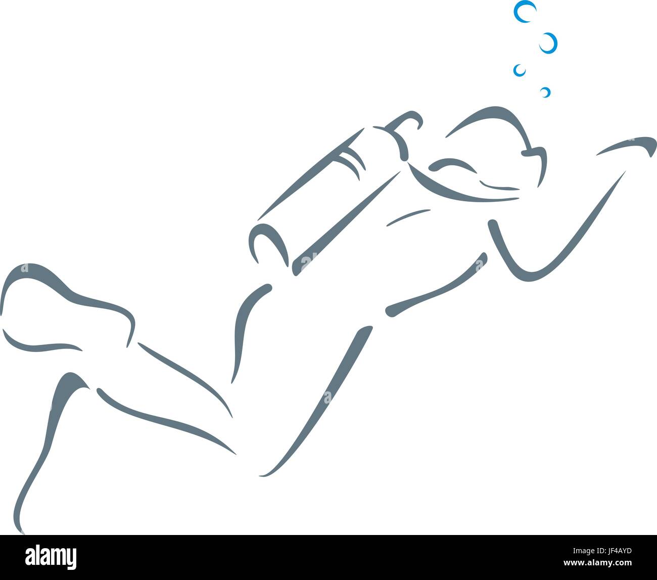 Die crawl Blau tun Stock Vektor