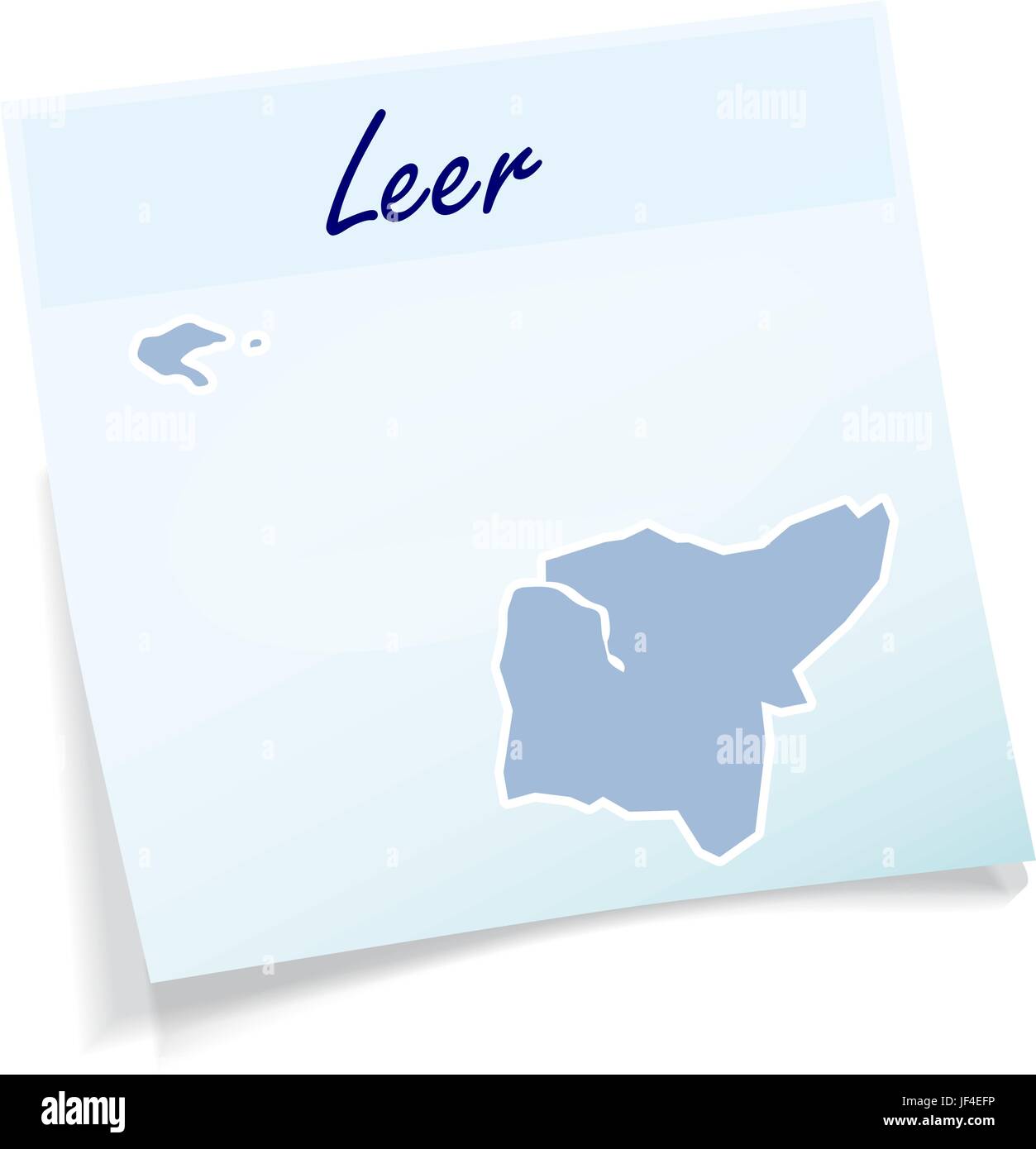 Blank als Notepad Stock Vektor