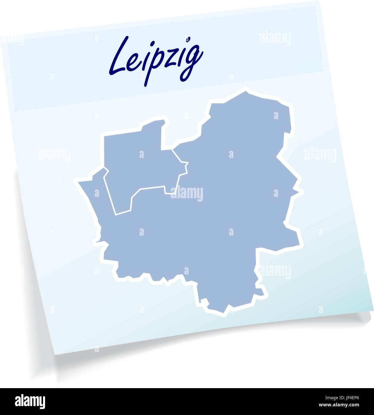Leipzig Anmerkungen Stock Vektor