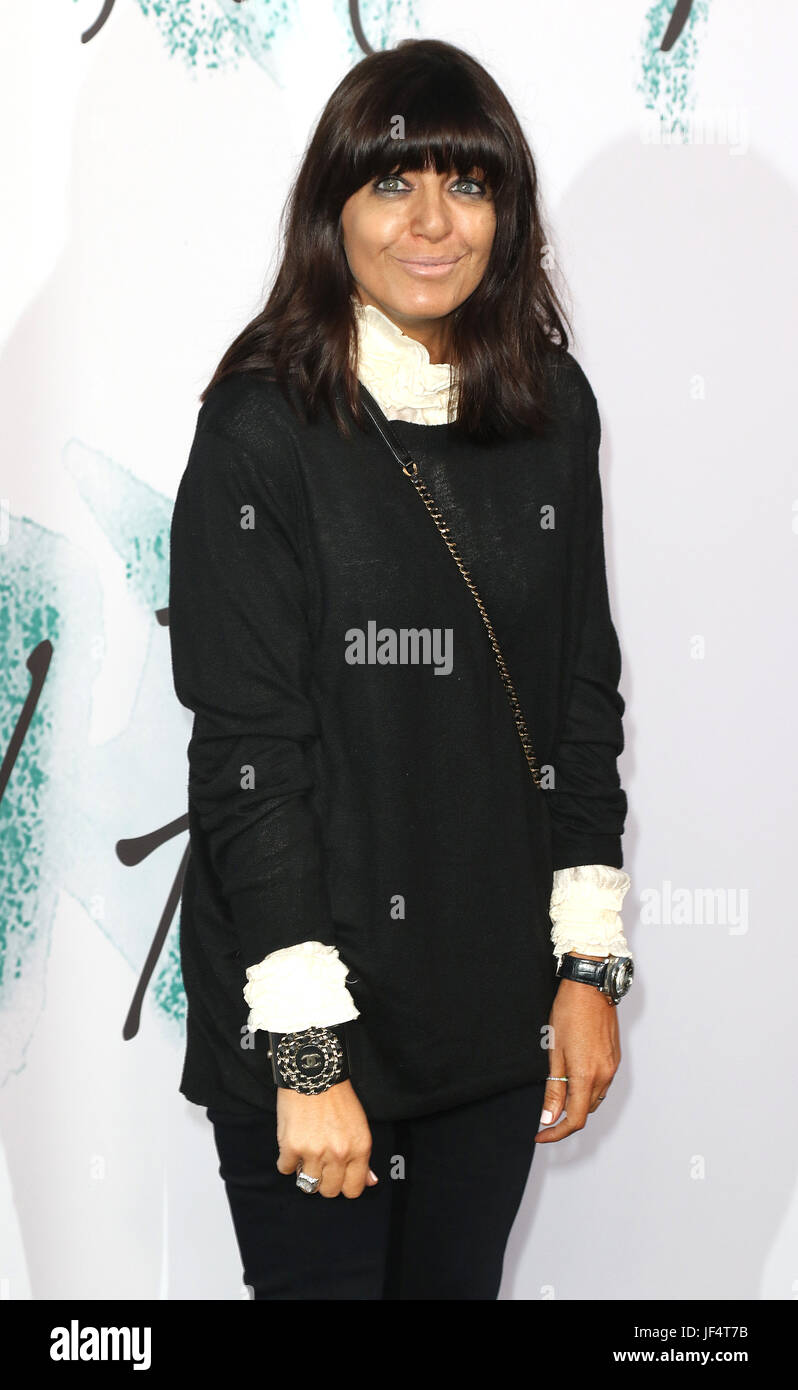 London, UK. 28. Juni 2017. Claudia Winkleman, Serpentine Galerien Sommer Party, Kensington Gardens, London, UK. 28. Juni 2017. Foto von Richard Goldschmidt Credit: Rich Gold/Alamy Live-Nachrichten Stockfoto