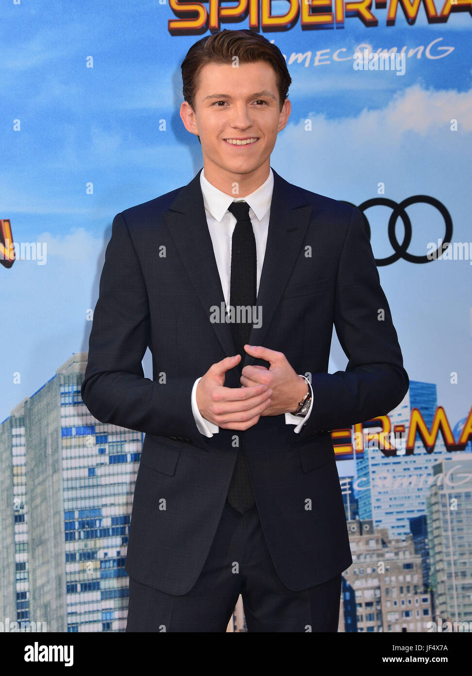 Hollywood, Kalifornien, USA. 28. Juni 2017. Tom Holland 008 kommt bei der Premiere von Columbia Pictures "Spider-Man: Homecoming" in TCL Chinese Theatre am 28. Juni 2017 in Hollywood, Kalifornien Credit: longifilis / USA/Alamy Live News Stockfoto