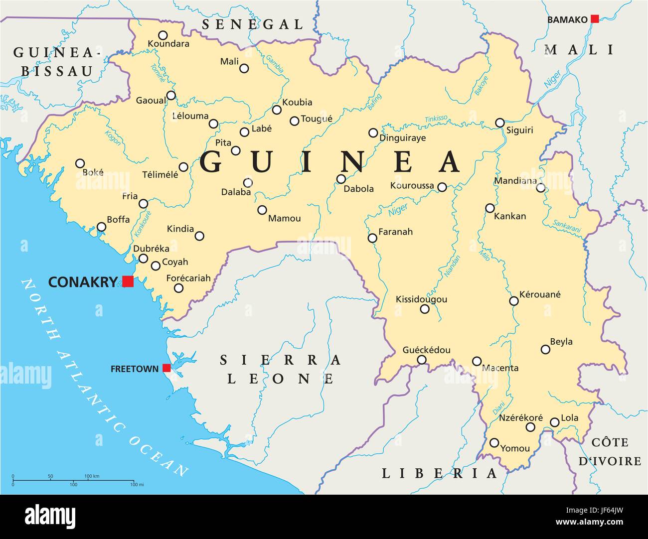 Französisch, Guinea, Karte, Atlas, Karte der Welt, Reisen, Atlantik