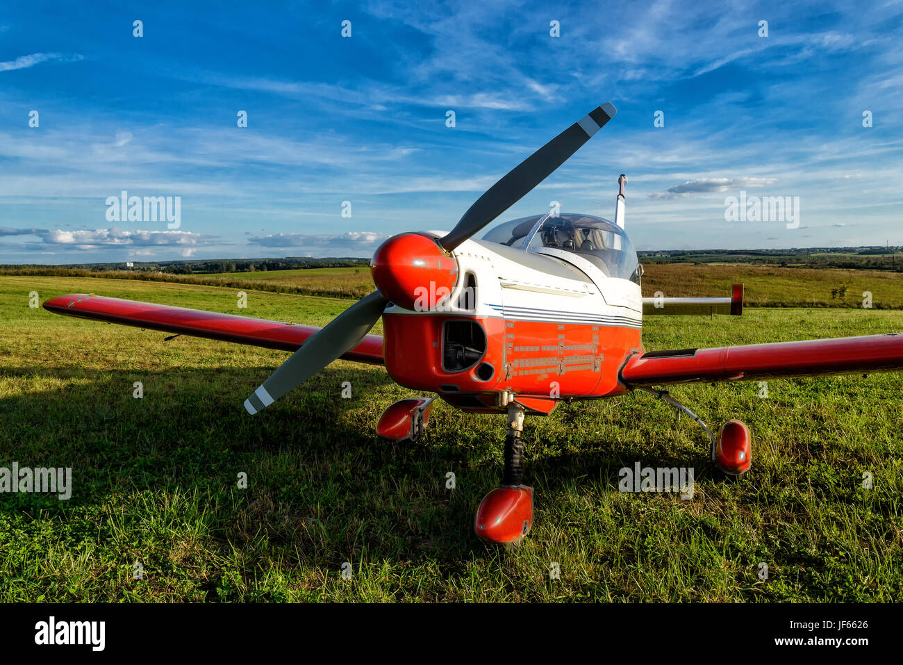 Leichtflugzeuge Stockfoto