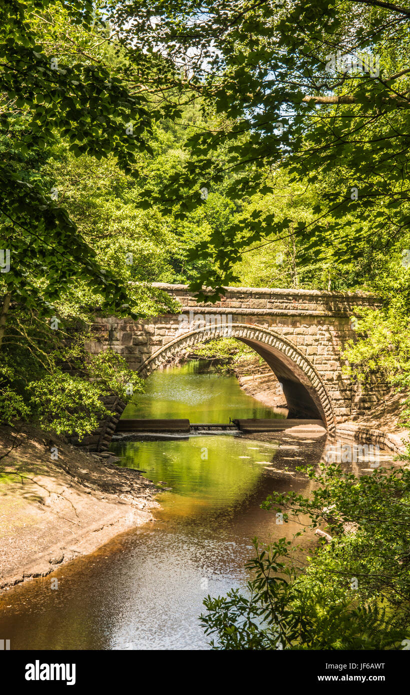 Shdy Brücke Derbyshire Rasy Boswell Stockfoto