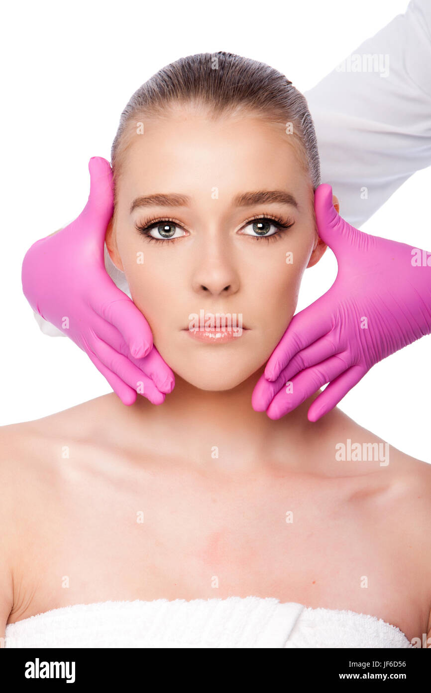 Kosmetischer Hautpflege Spa Beauty Behandlung Stockfoto