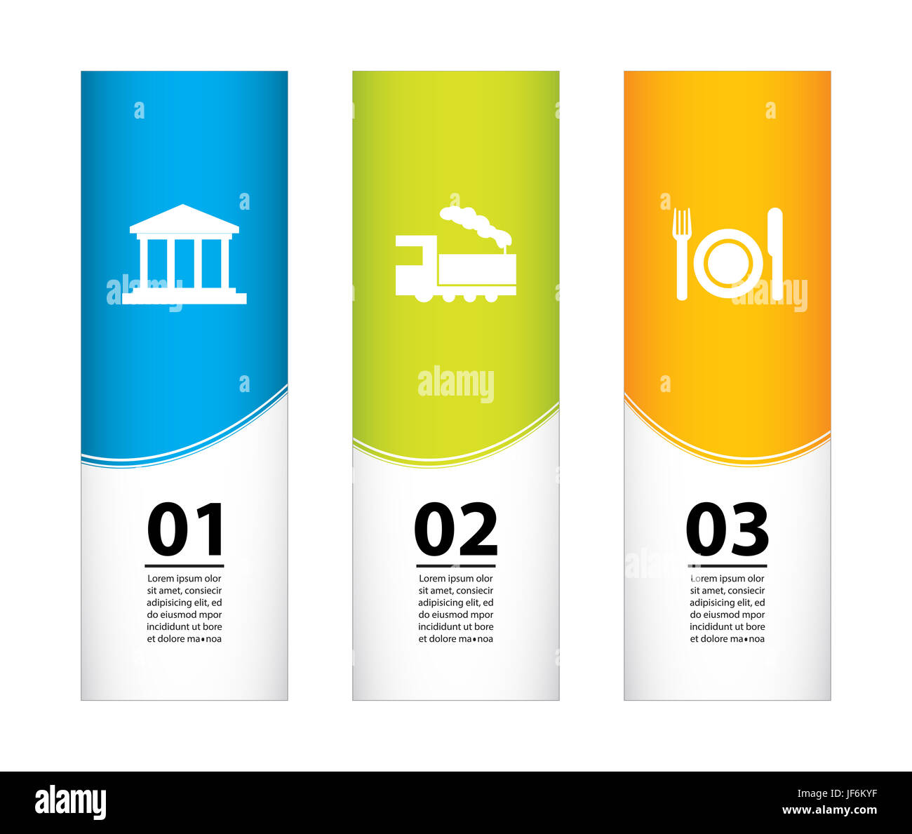 besonderen Urlaub Banner, touristische Flyer design Stockfoto