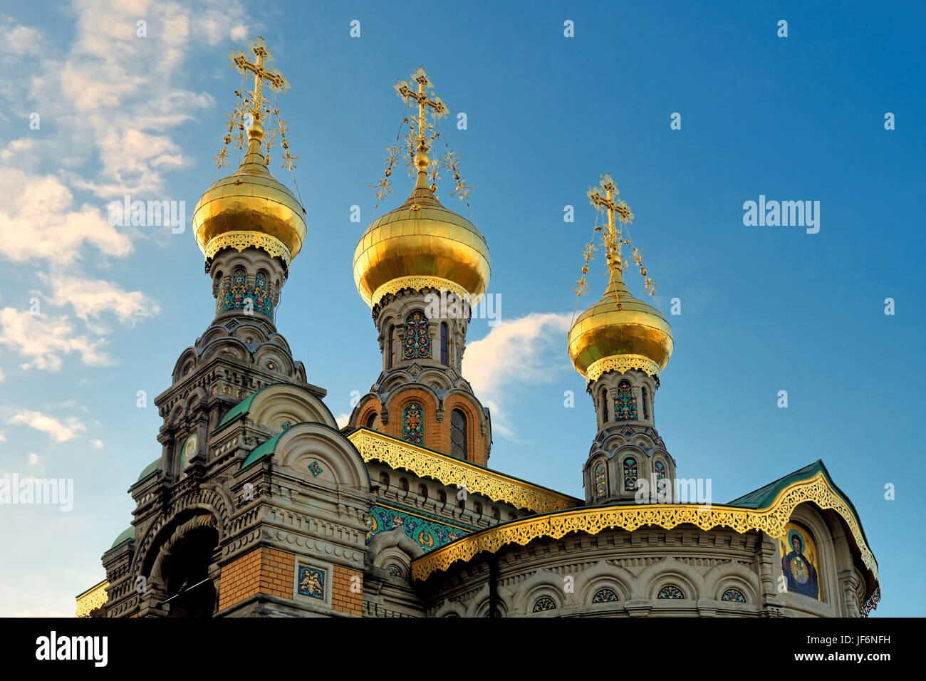 russische Kapelle Darmstadt Stockfoto