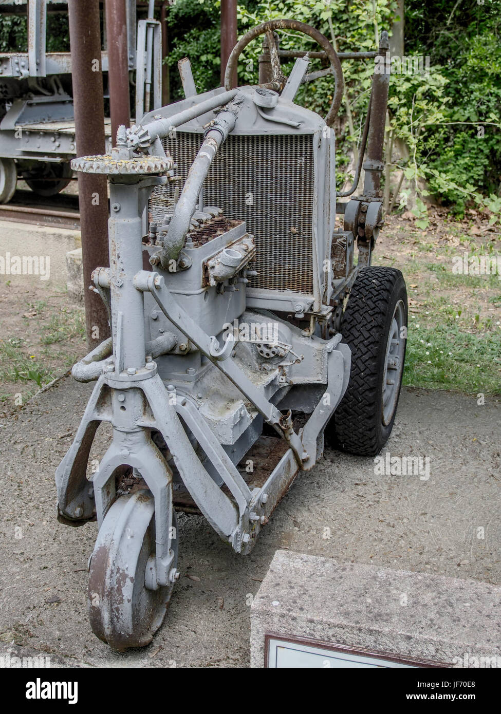 1955 Tracteur Grillet, Musée Maurice Dufresne Foto 1 Stockfoto