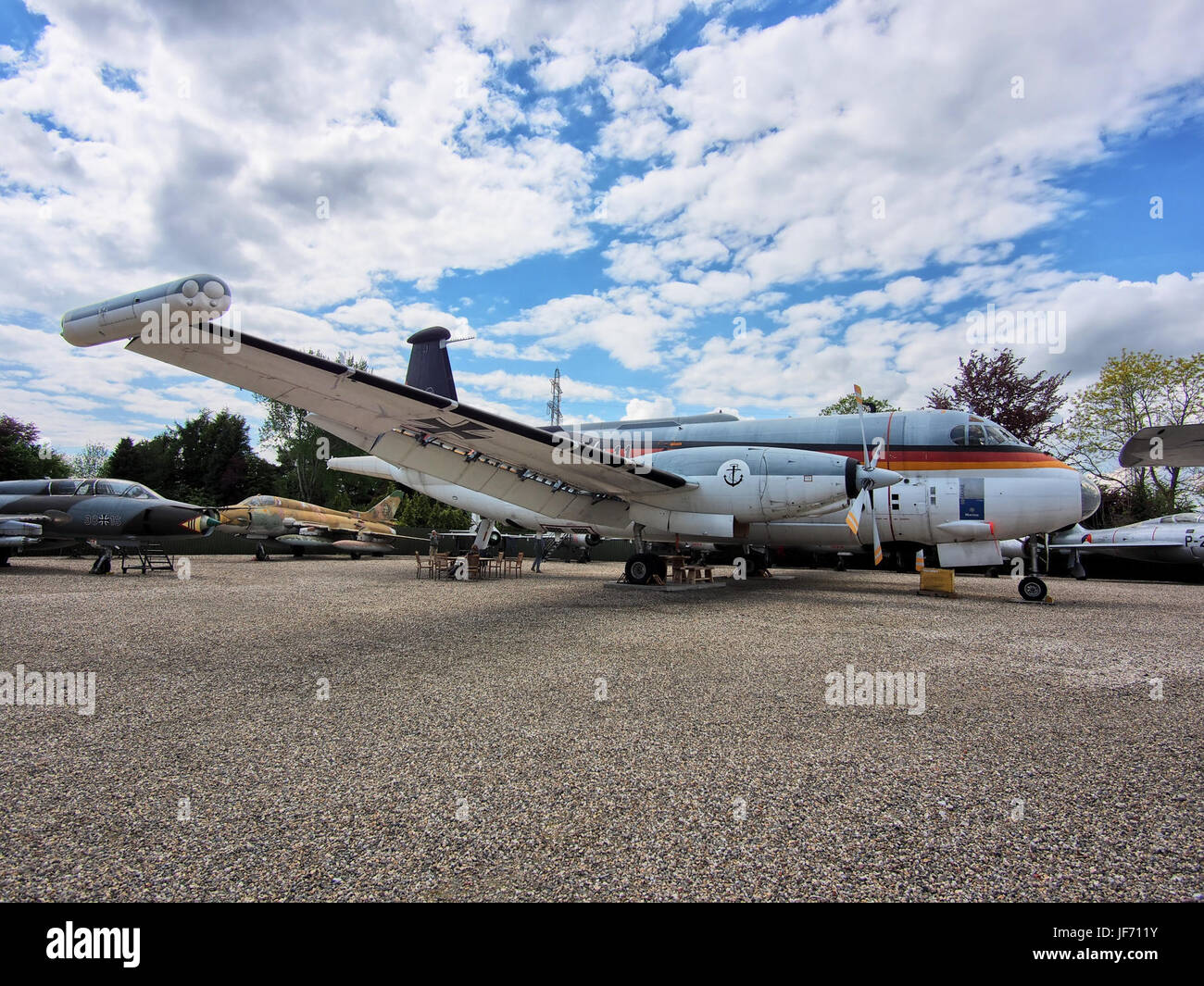 Ein französisches Flugzeug der Breguet 1150-1151 Atlantic Marine, Register 61+11, Teil der Seefahrtpatrouillenoperationen Mitte des 20. Jahrhunderts Stockfoto