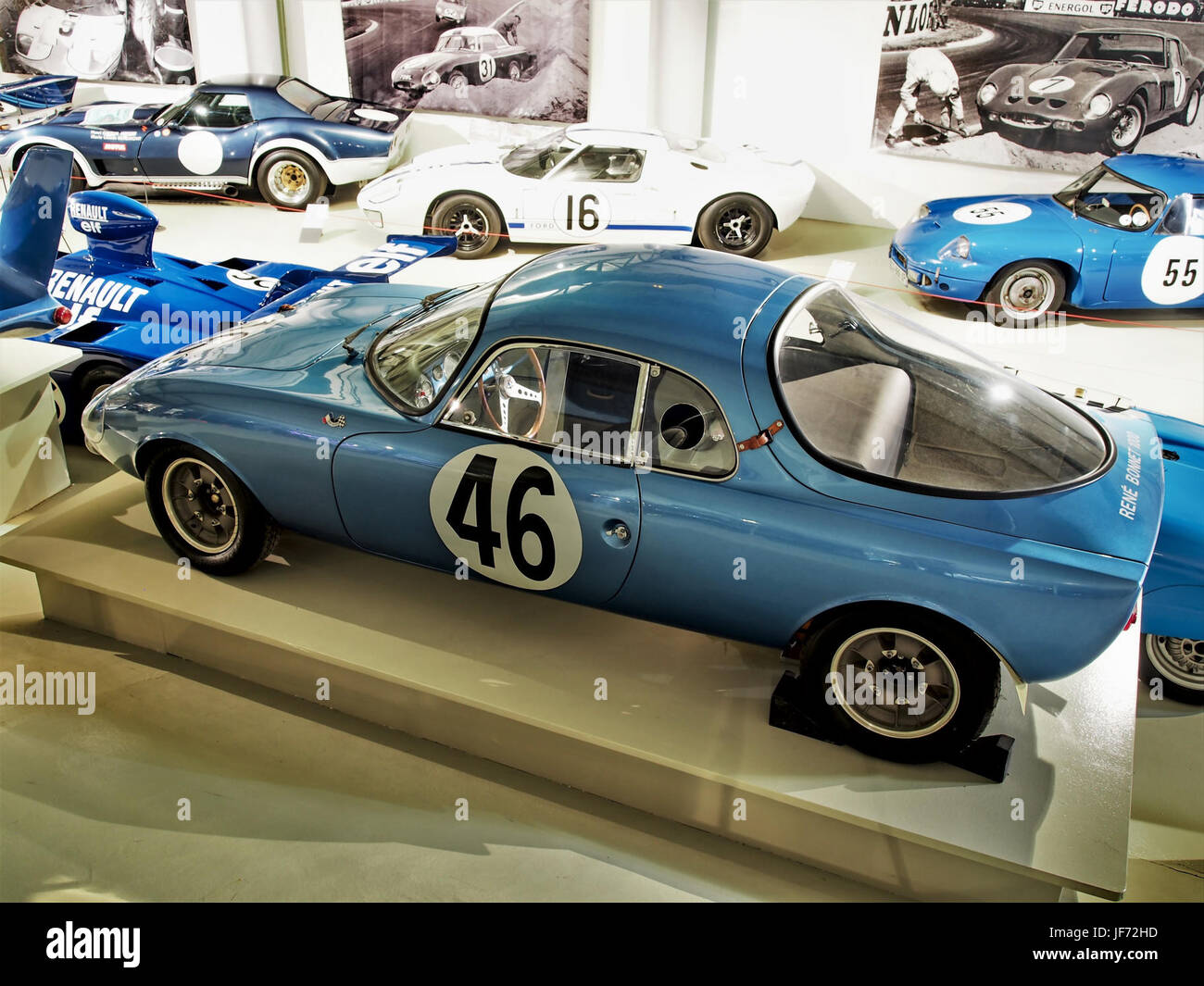 1962 René Bonnet Djet, Renault Gordini 4cyl 2ACT 996cc 90PS 210kmh Foto 2 Stockfoto