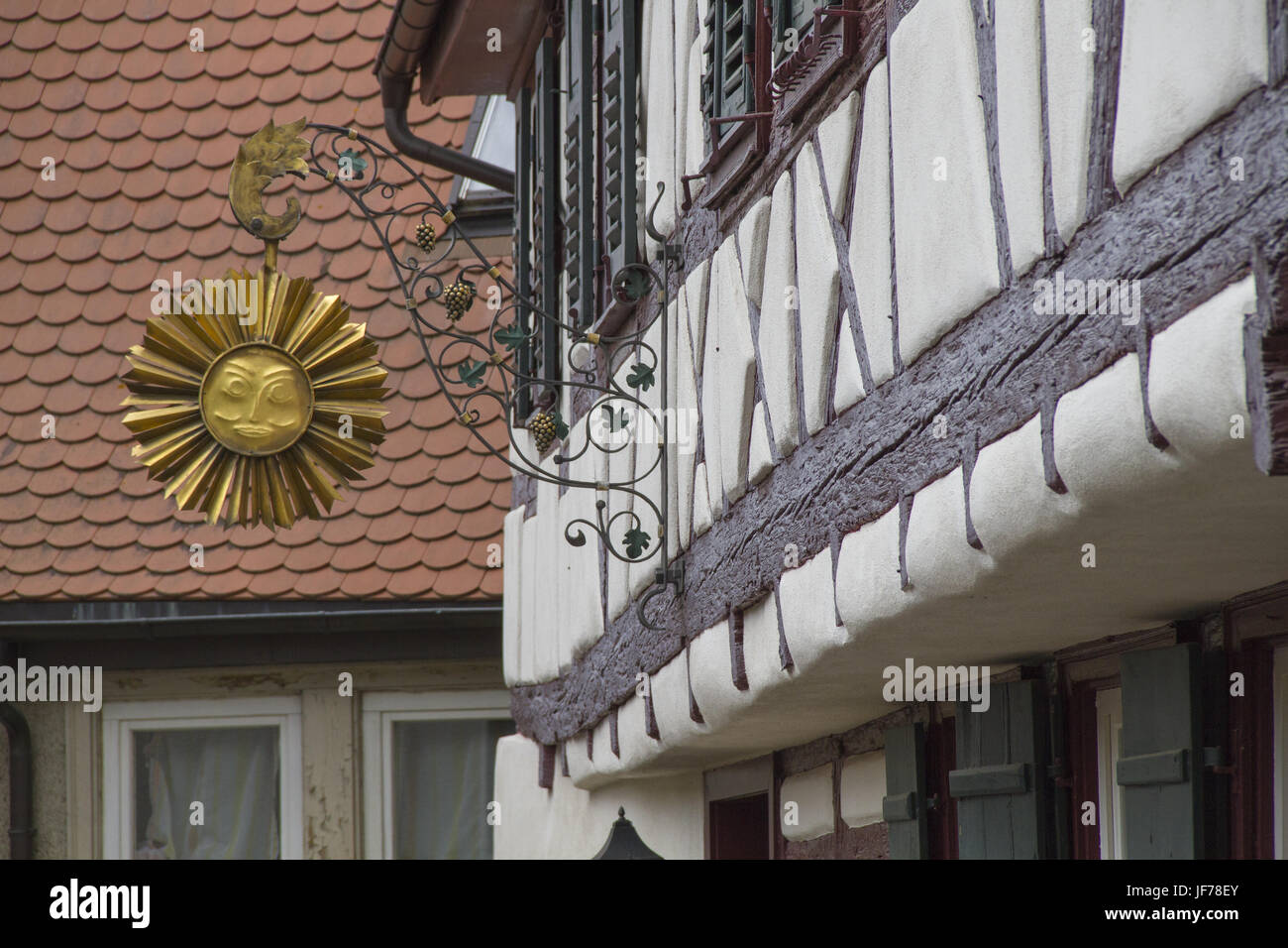 Fachwerkmuseum Haus in Lauffen, Deutschland Stockfoto