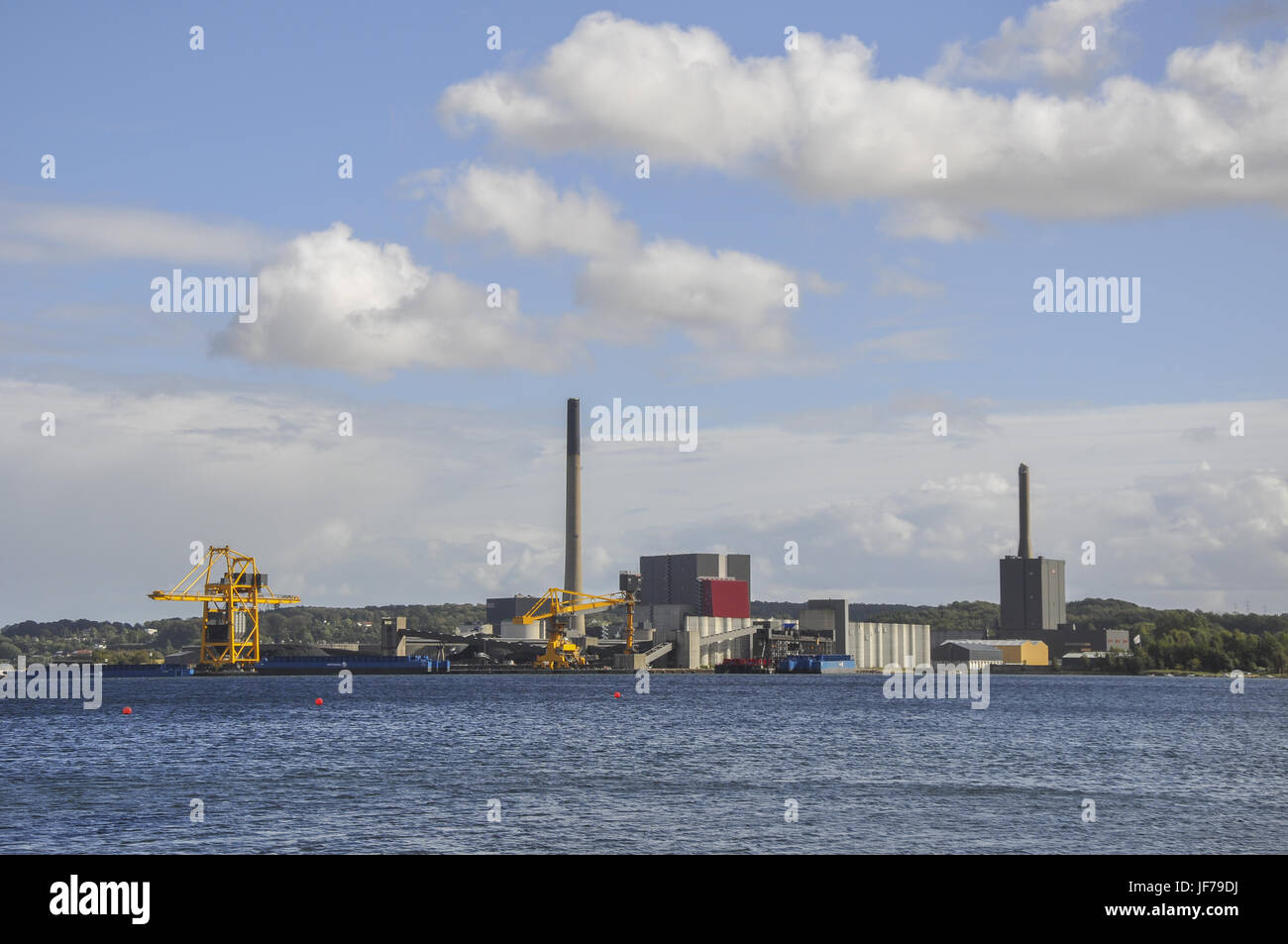Schifffahrt im Aabenra, Dänemark Stockfoto