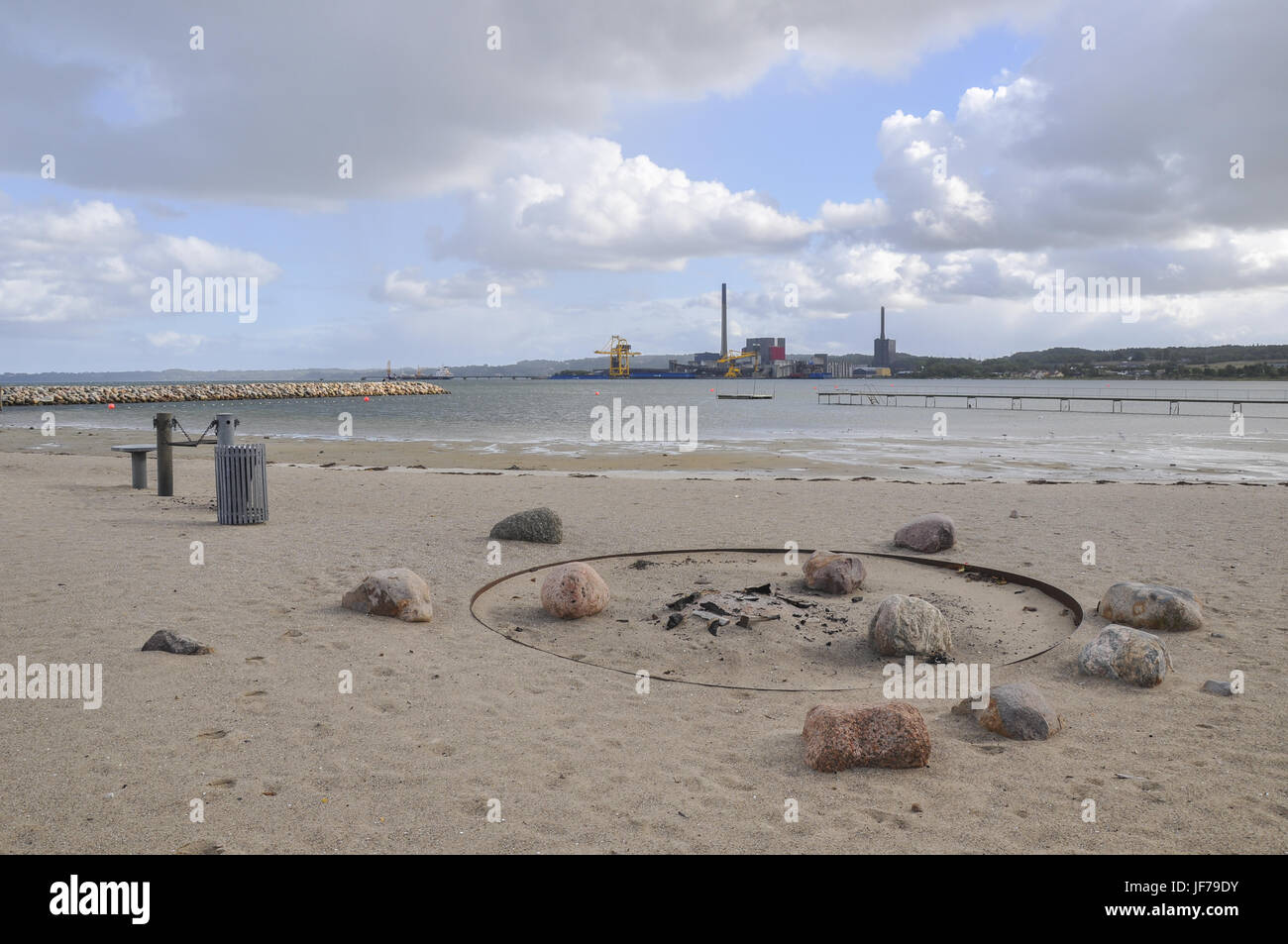 Die Ostsee in der Nähe Aabenra, Dänemark Stockfoto