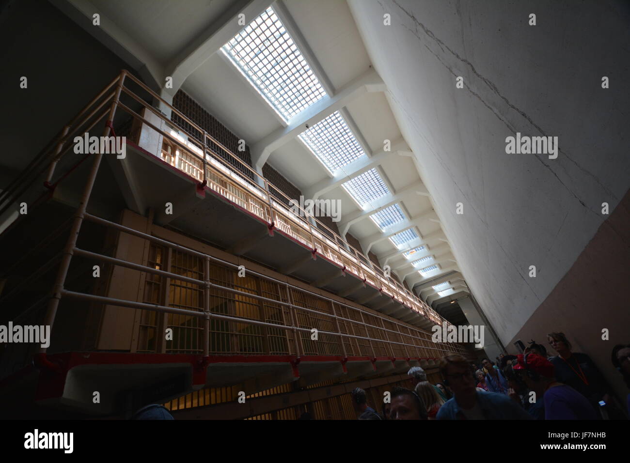 Eindrücke von der Insel Alcatraz in der Bucht von San Francisco aus 1. Mai 2017, Kalifornien USA Stockfoto