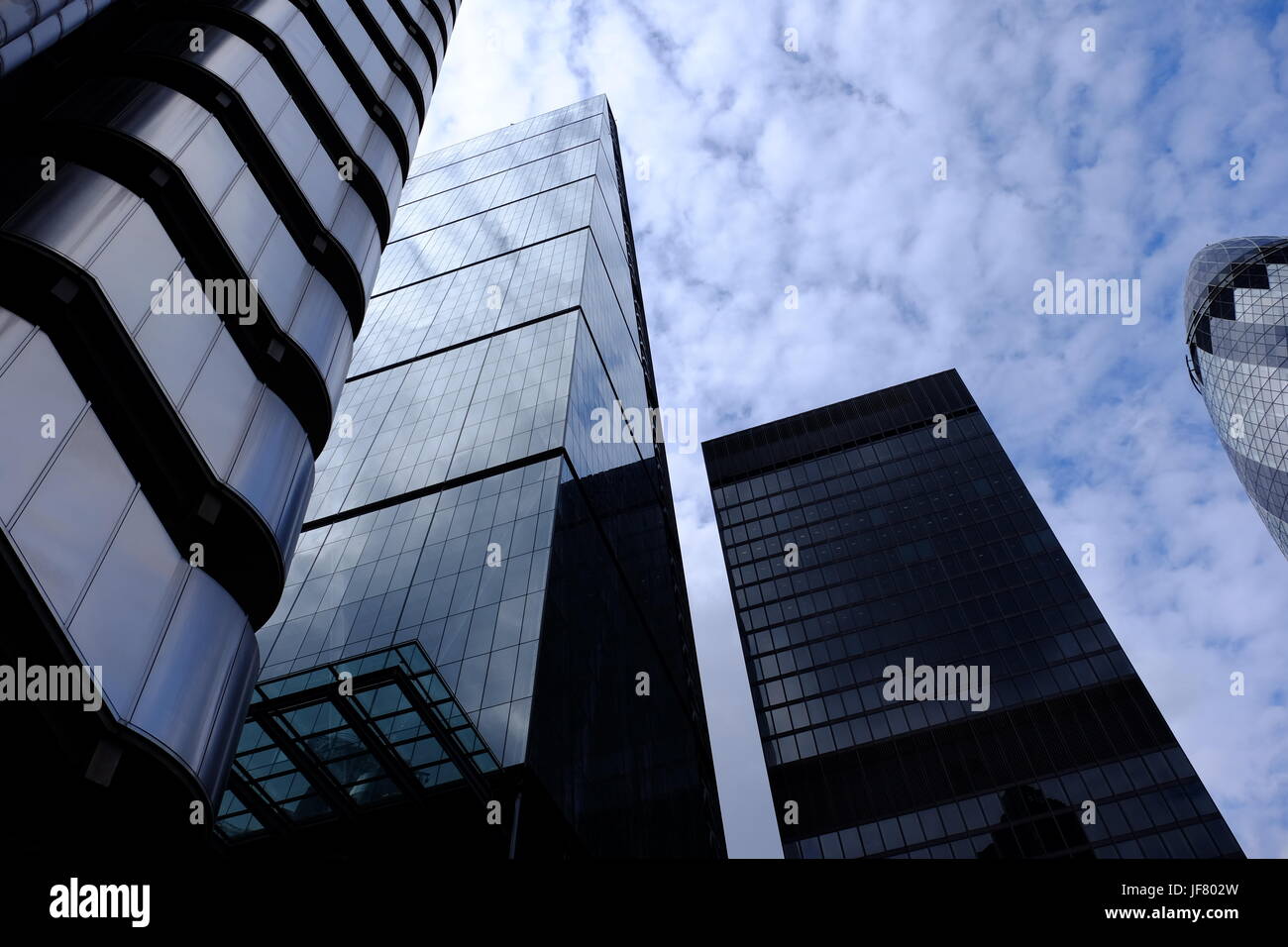 City of London Wolkenkratzer, das Finanzzentrum von London, Großbritannien und Europa am Leadenhall Street Stockfoto