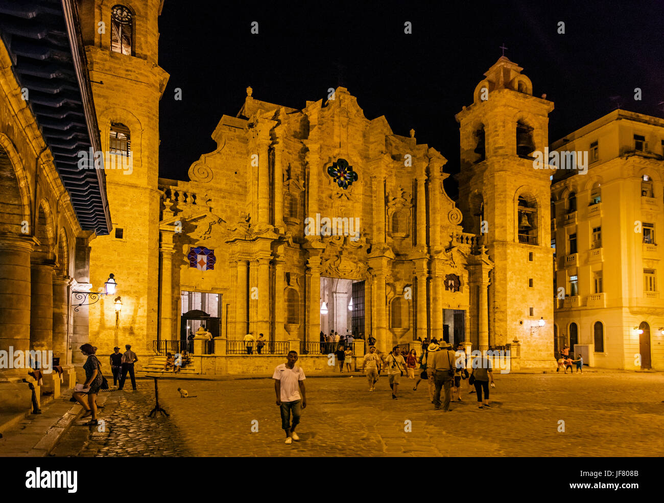 CATEDRAL DE LA HABANA CUBA befindet sich in HABANA VIEJA - Havanna, Kuba Stockfoto