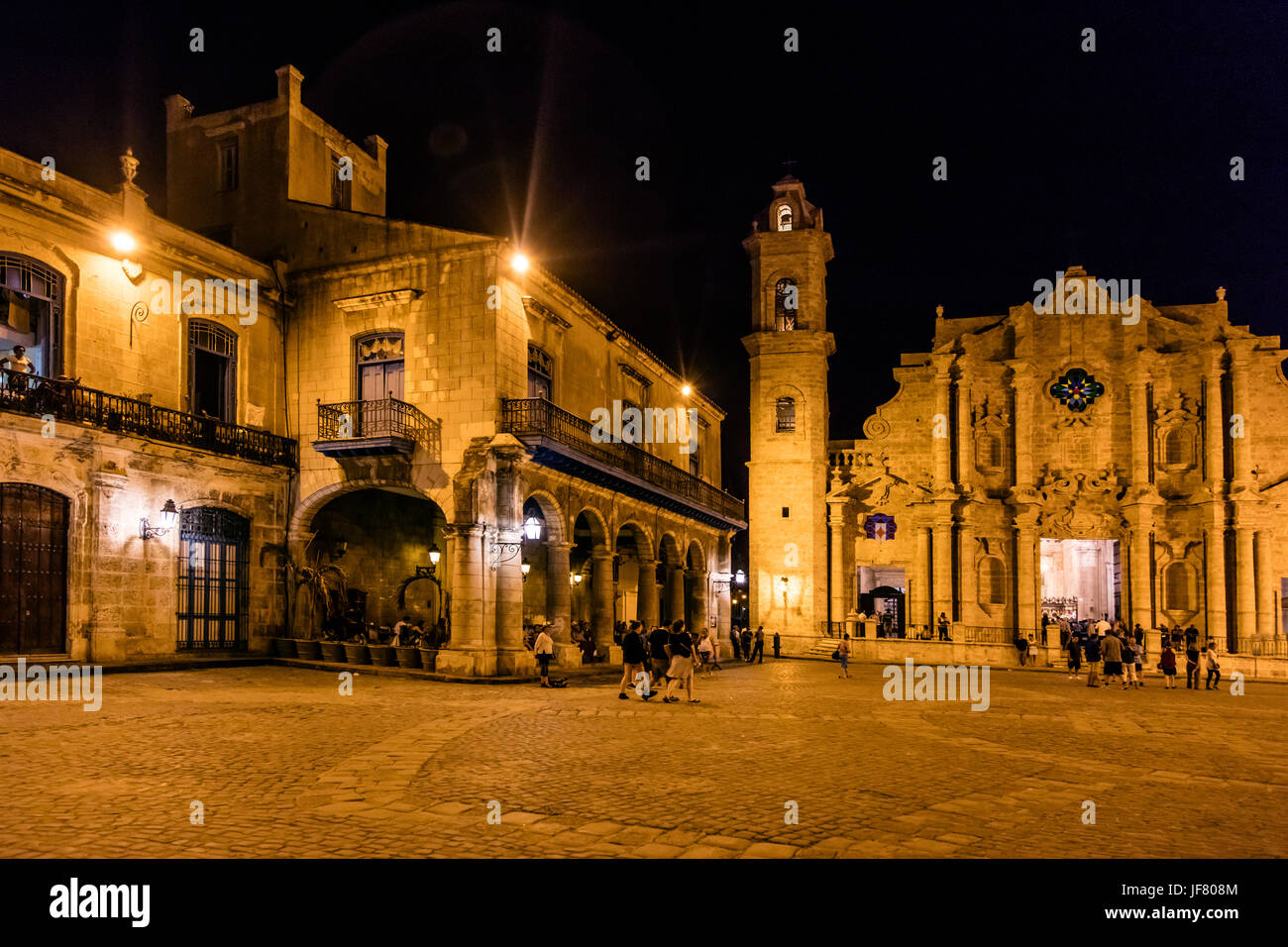 CATEDRAL DE LA HABANA CUBA befindet sich in HABANA VIEJA - Havanna, Kuba Stockfoto