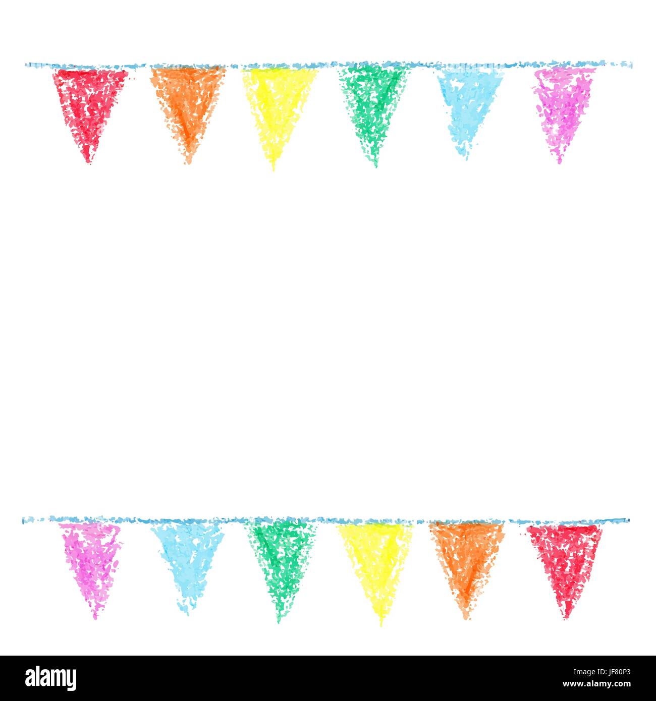 Urlaub, Farbe, Grafik, grün, blau, Messe, Sommer, sommerlich, Jahrgang, Stock Vektor