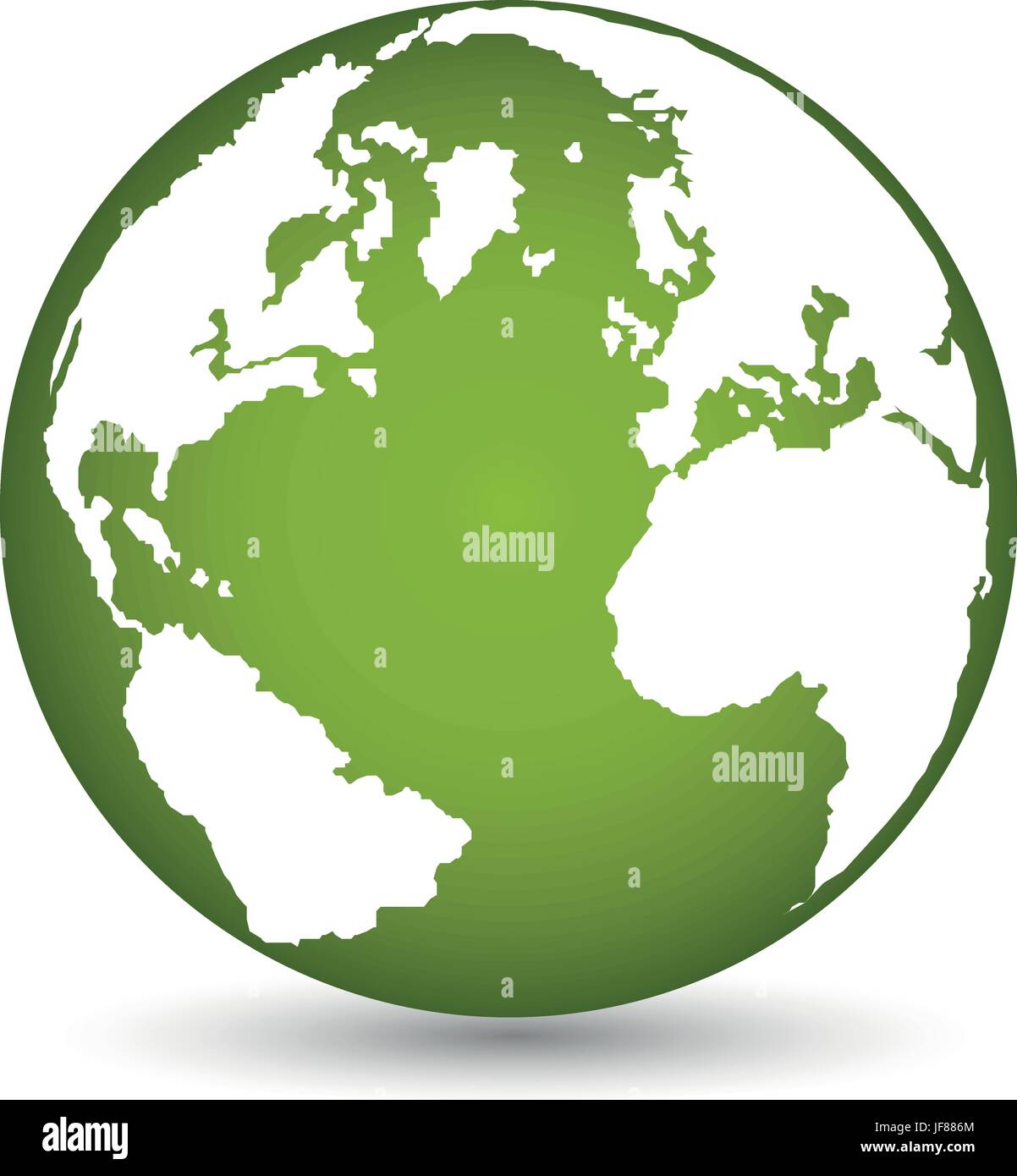 Ökologie, Ökonomie, Logogram, Globus, Planeten, Erde, Welt, Vektor, Atlas, Karte Stock Vektor