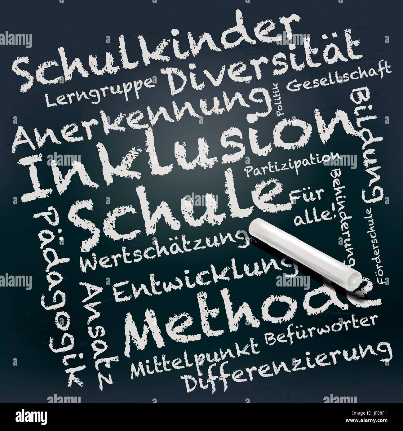 Anerkennung, Ansatz, Pädagogik, Schätzung, Pädagogik, Schule, Bildung Stock Vektor