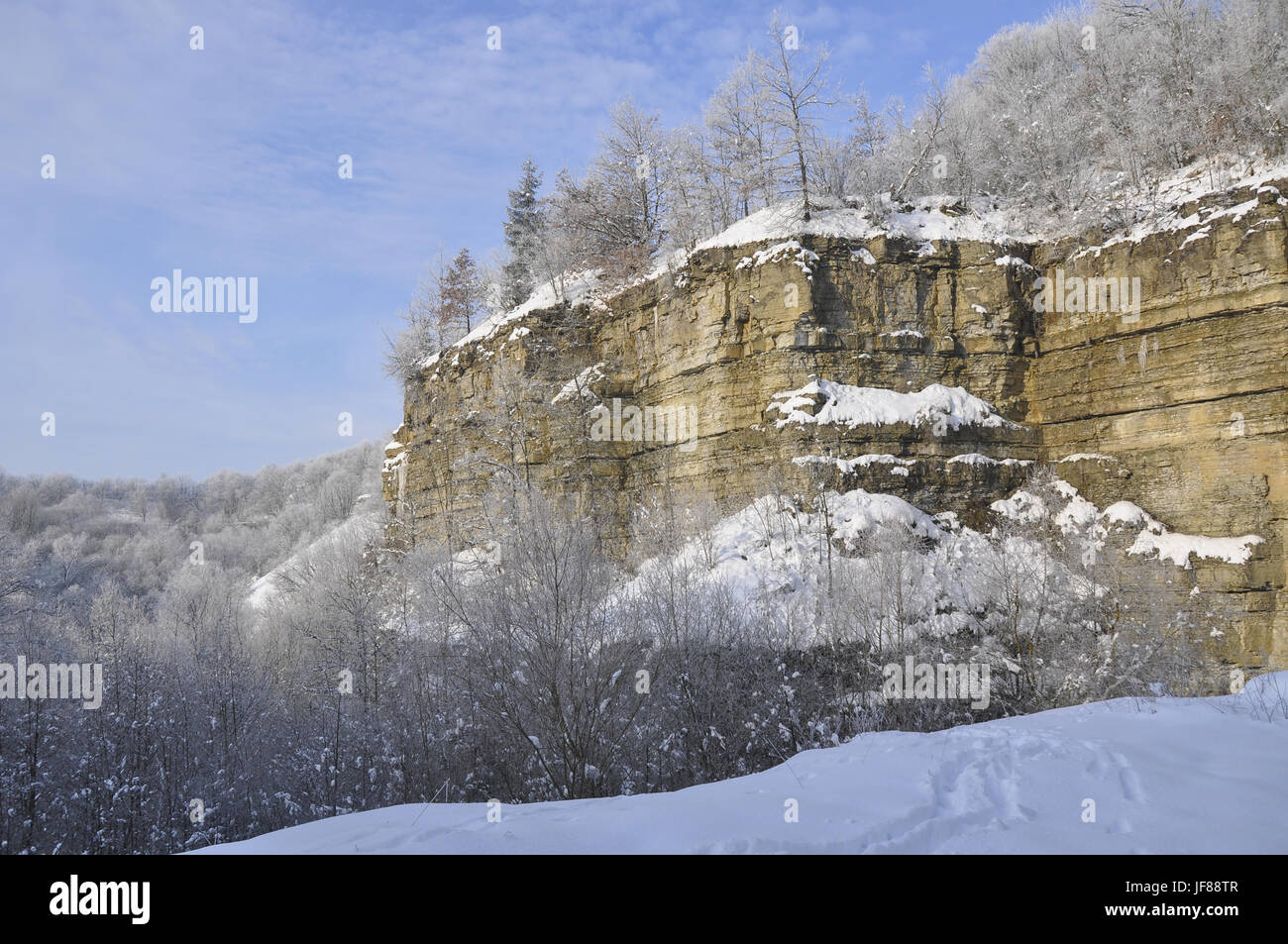 Steinbruch in Schwäbisch Hall Stockfoto