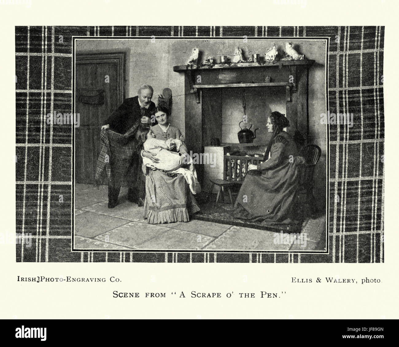 Szene aus dem Spiel A kratzen o-Pen, 1912 Stockfoto